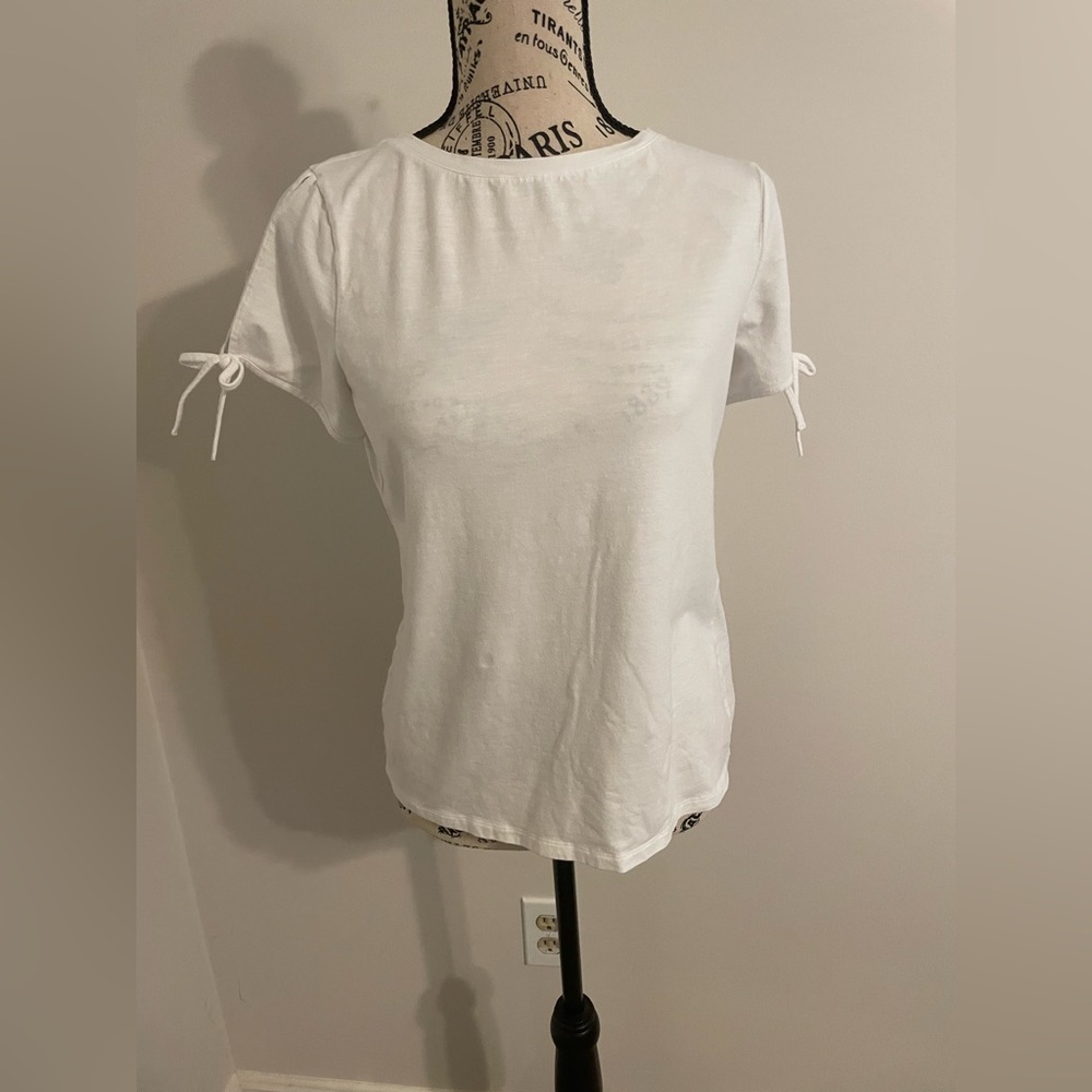 White cotton jersey
